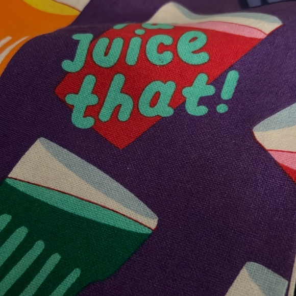 Blue Q “I’d Juice That!” Cotton Dish Towel NWT - Picture 5 of 5